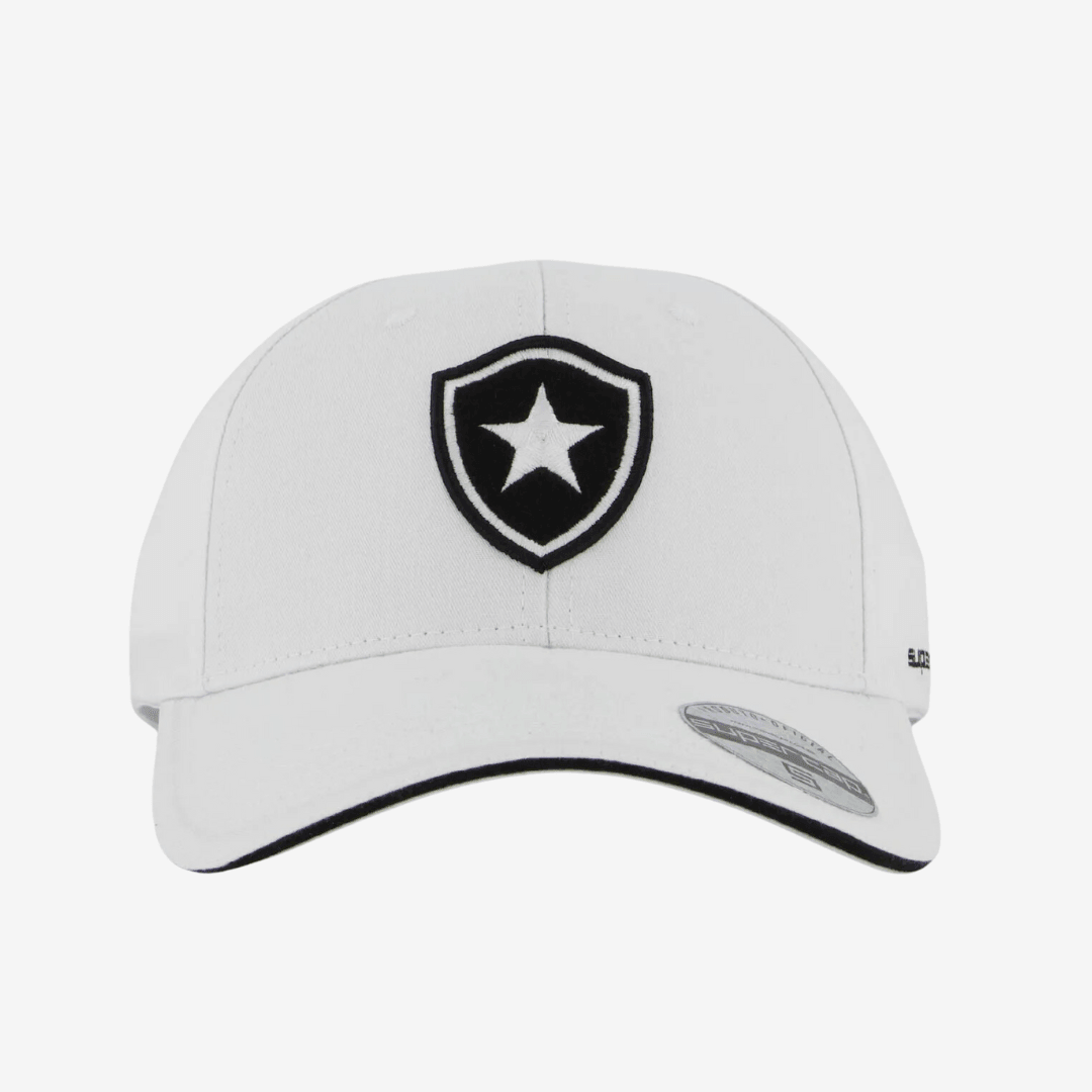 Boné Botafogo Essential Branco, vista de frente