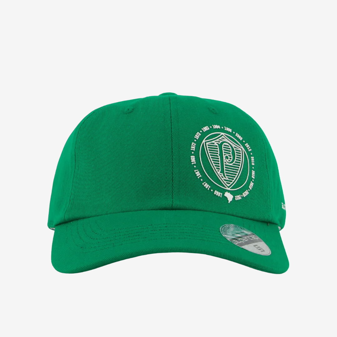 Boné Palmeiras Champions - Verde, vista de frente