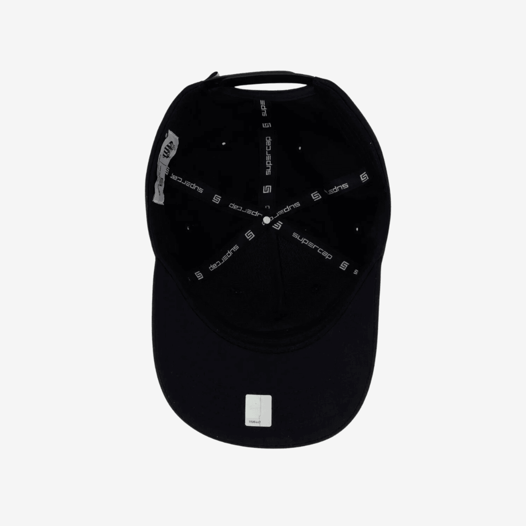 Boné Santos Americano Preto, detalhe do escudo