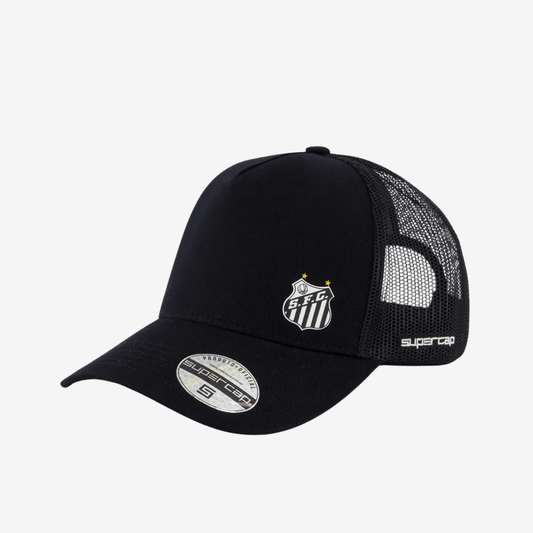 Boné Santos Trucker Preto e Branco na TSN Sports