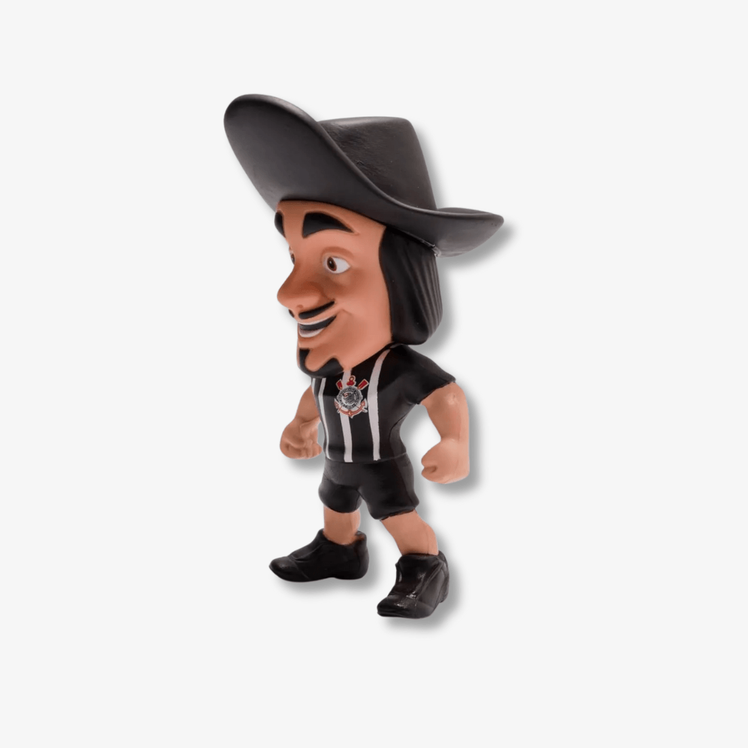 Mascote Corinthians - O Mosqueteiro Camisa 1, vista de costas