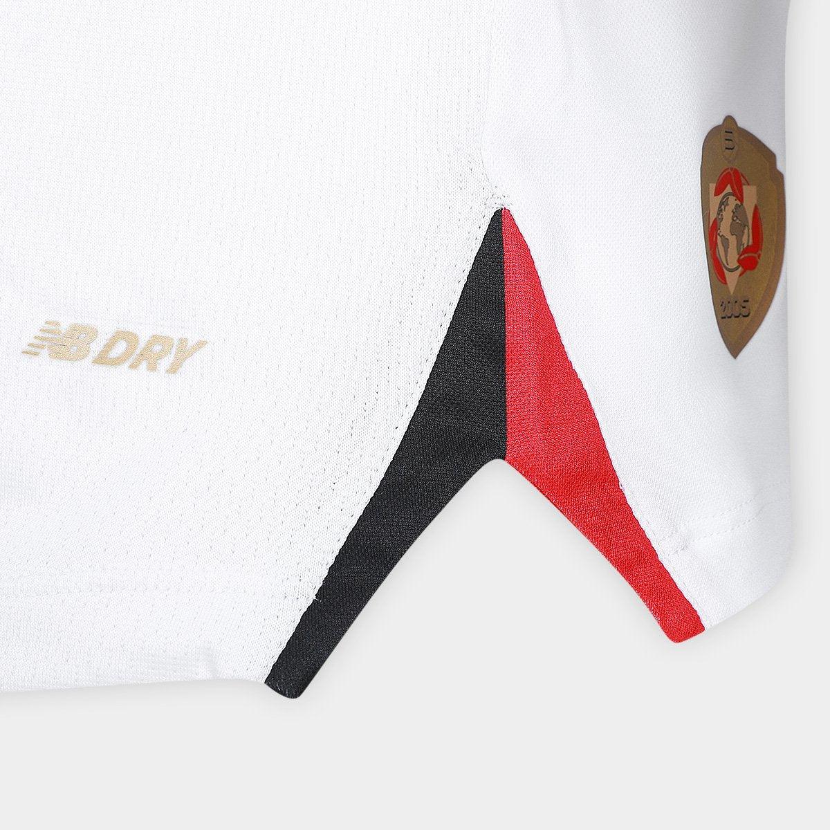 Camisa Feminina New Balance São Paulo 2025/26 I, vista lateral