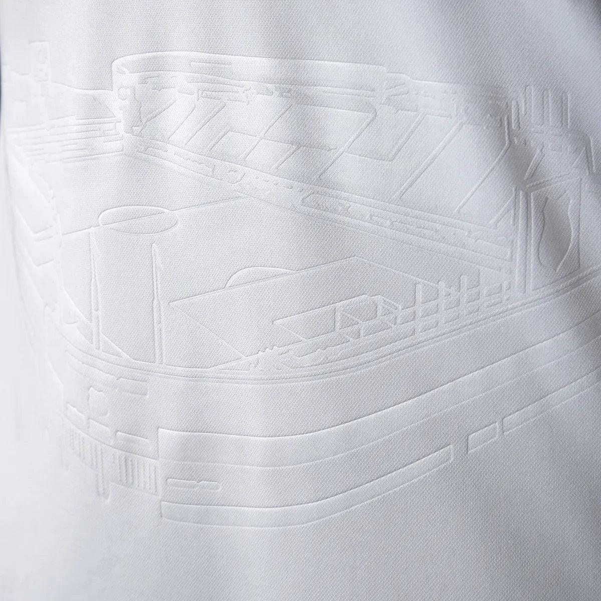 Camisa Feminina Umbro Santos 2024/25 I Torcedor, detalhe do escudo