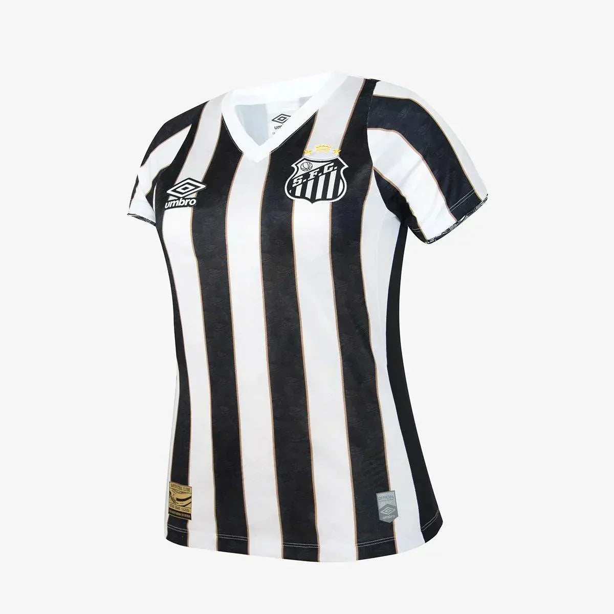 Camisa Feminina Umbro Santos 2024/25 II Torcedor, vista de frente
