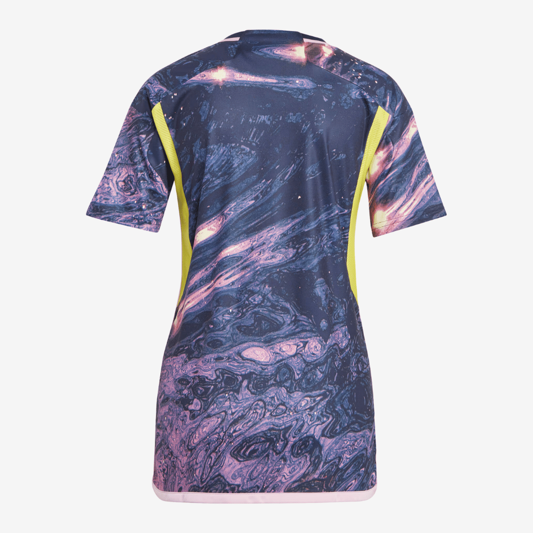 Camisa Feminina Adidas Colômbia 2023 II, vista de frente