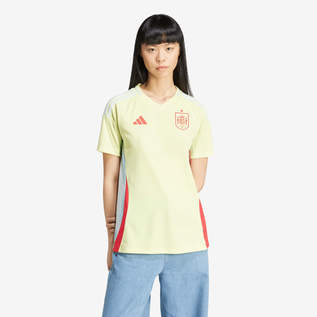 Camisa Feminina Adidas Espanha 2024 II, vista de frente