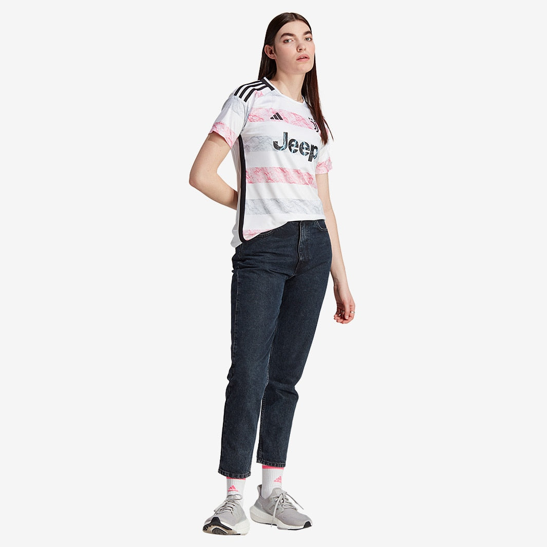 Camisa Feminina Adidas Juventus FC 2023/24 II, vista de frente