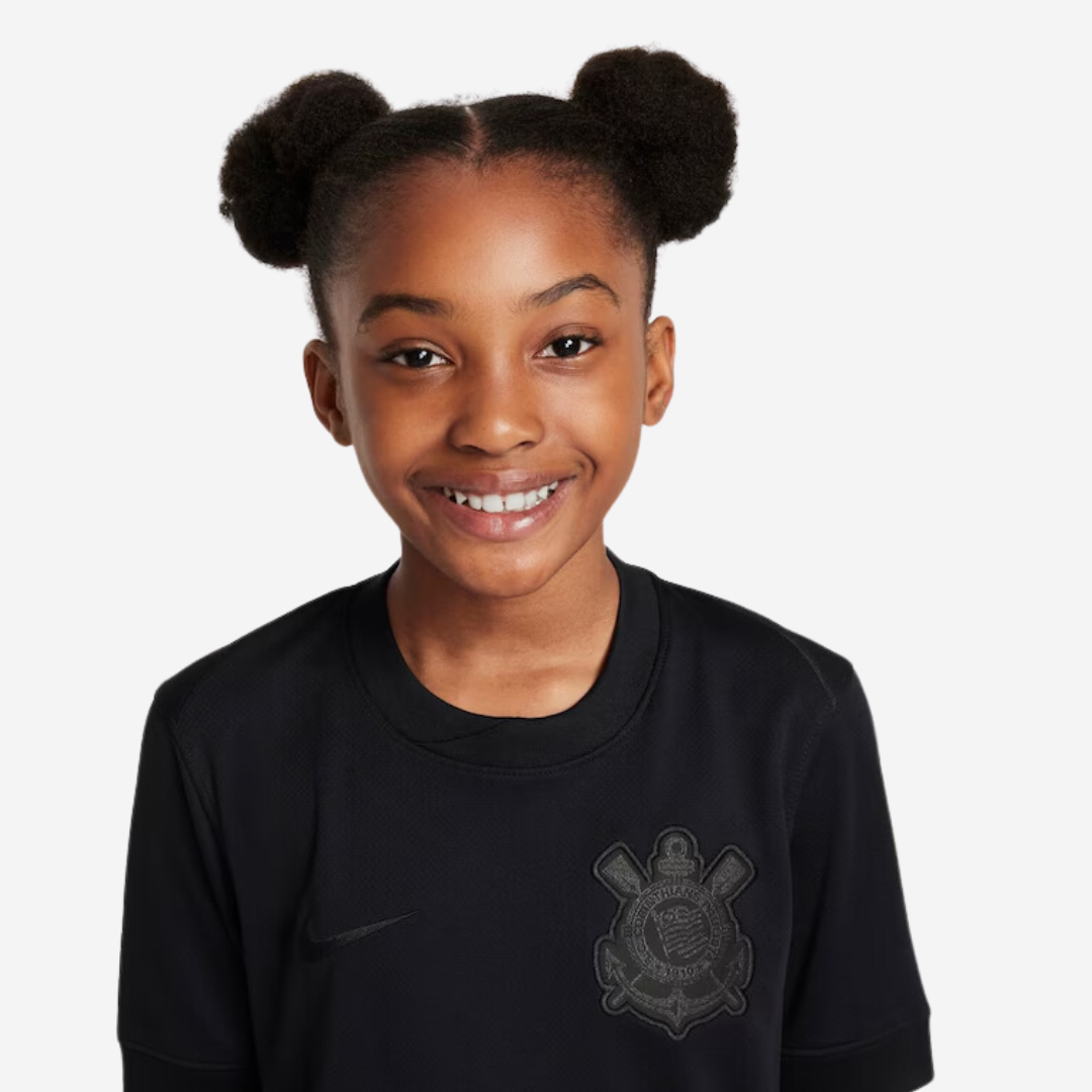 Camisa Infantil Nike Corinthians 2024/25 II Torcedor, vista de frente