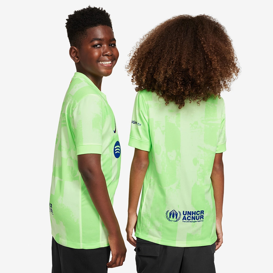 Camisa Infantil Nike FC Barcelona 2024/25 III, vista de costas