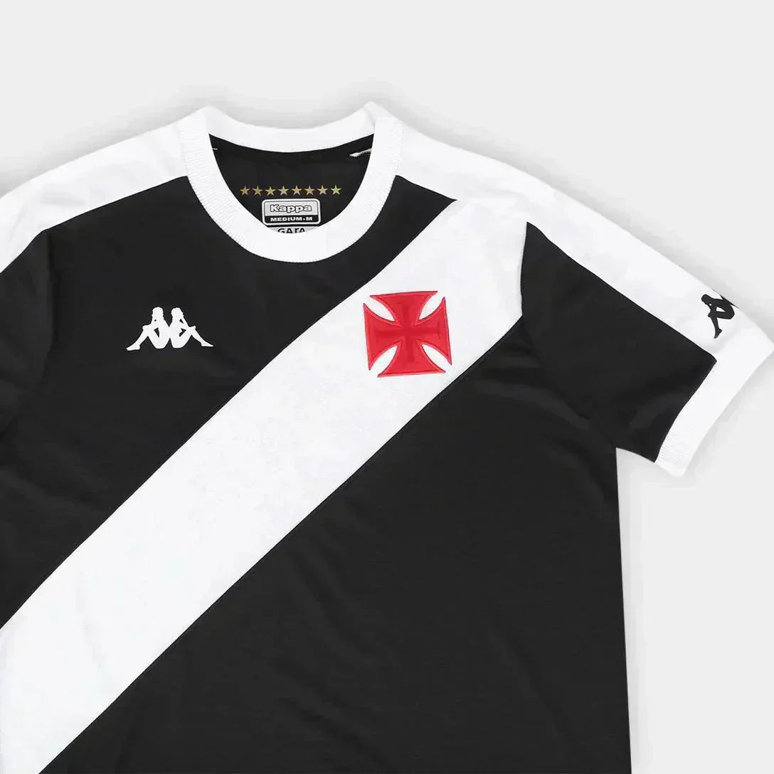 Camisa Kappa Vasco da Gama 2024/25 I, vista de frente