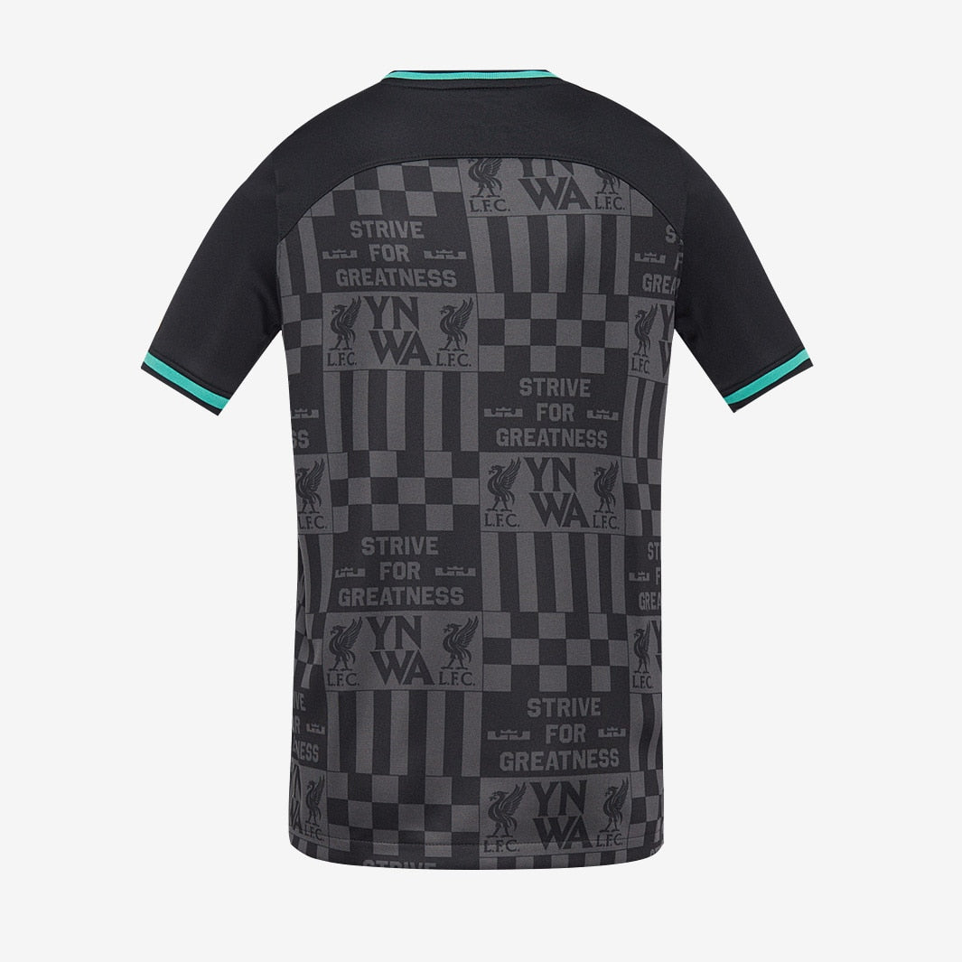 Camisa Kids Nike LeBron James Liverpool FC 2024/25 I Torcedor, vista de frente