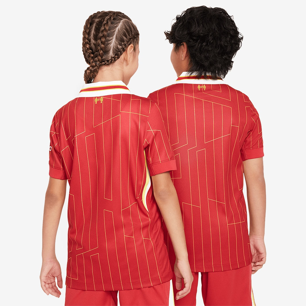 Camisa Kids Nike Liverpool FC 2024/25 I Torcedor, vista de costas