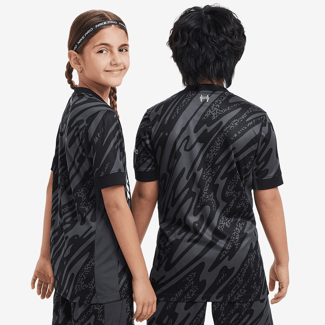 Camisa Kids Nike Liverpool FC 2024/25 III Torcedor, vista de costas