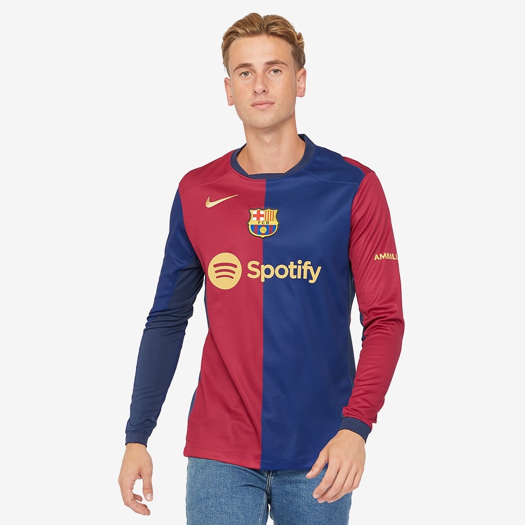 Camisa Manga Longa Nike FC Barcelona 2024/25 Torcedor na TSN Sports