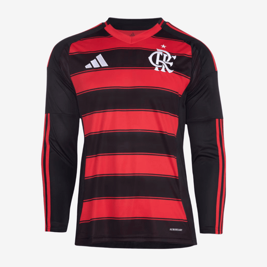Camisa Manga Longa Adidas Flamengo 2025/26 I na TSN Sports