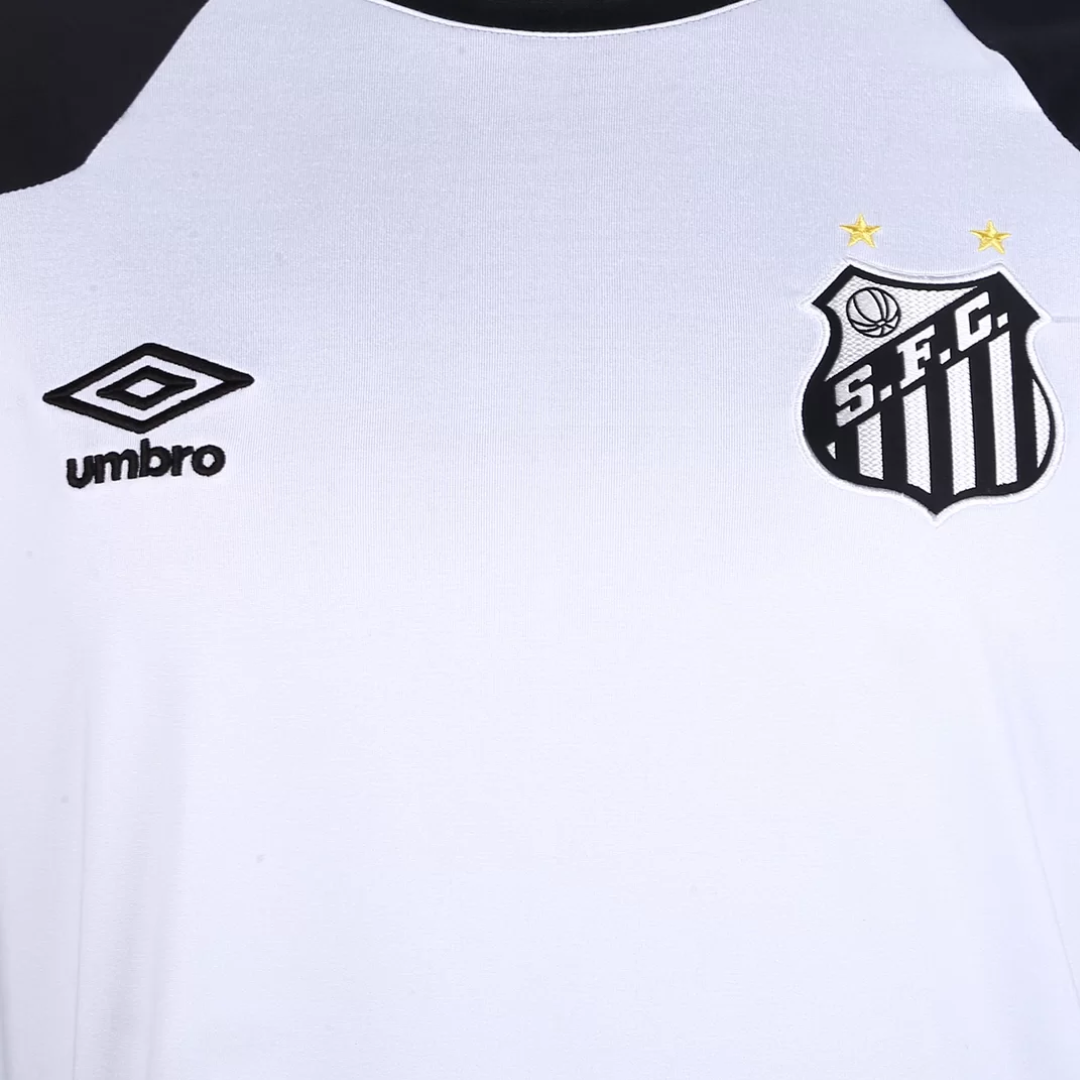 Camisa Masculina Umbro Santos 2024/25 Concentração, vista de costas