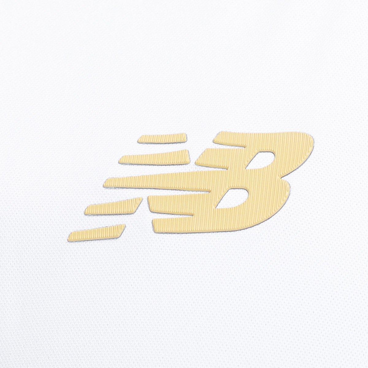 Camisa New Balance São Paulo 2025/26 I Bobadilla N° 21, detalhe da gola