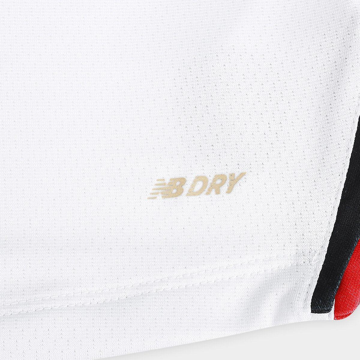 Camisa New Balance São Paulo 2025/26 I Bobadilla N° 21, detalhe da manga