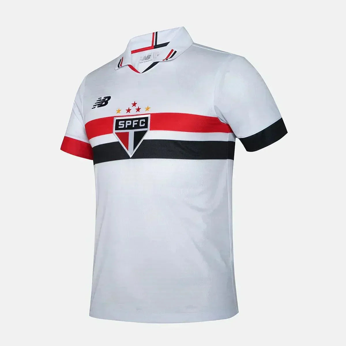 Camisa New Balance São Paulo FC 2024/25 I, vista de frente
