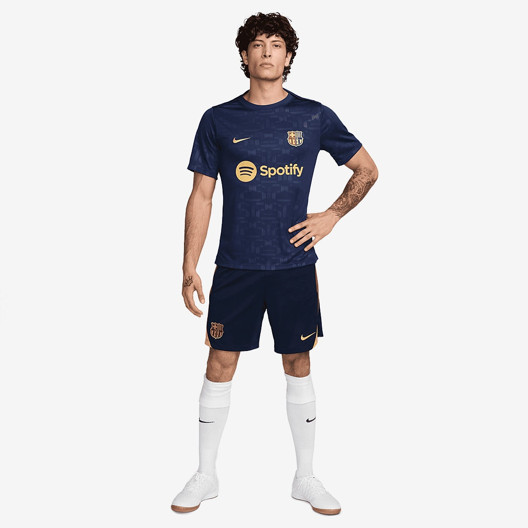 Camisa Nike FC Barcelona 2024/25 I Torcedor Pré-jogo, vista de frente