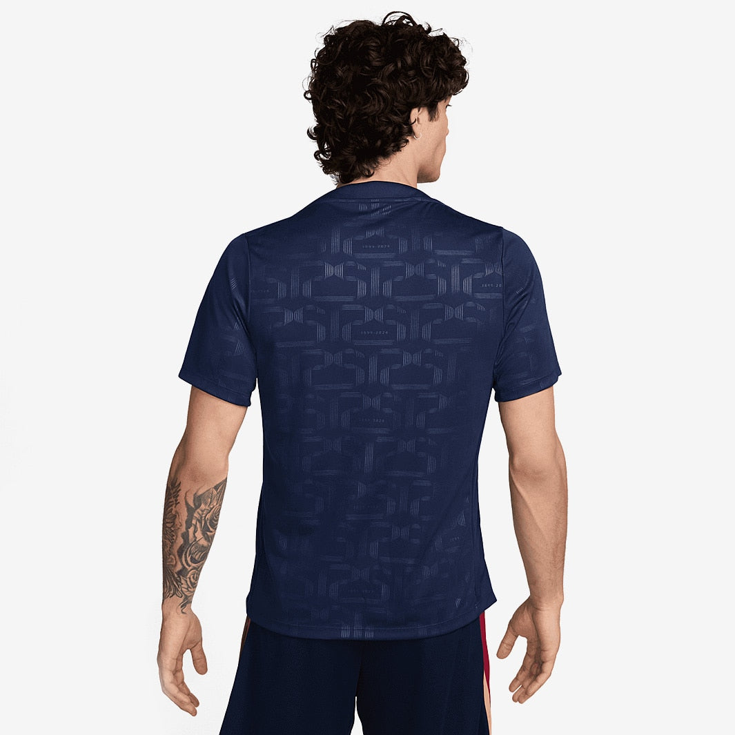 Camisa Nike FC Barcelona 2024/25 I Torcedor Pré-jogo, vista de costas