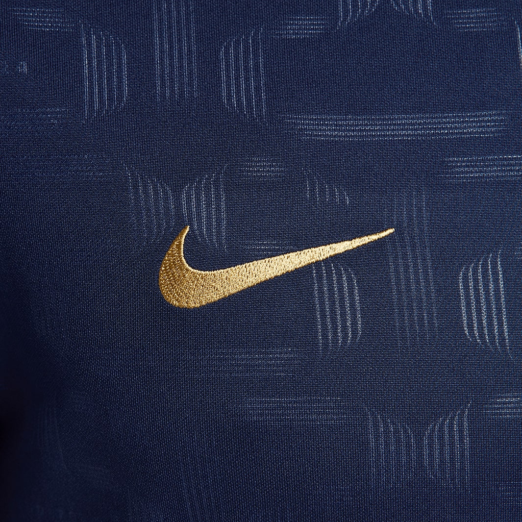Camisa Nike FC Barcelona 2024/25 I Torcedor Pré-jogo, detalhe da gola