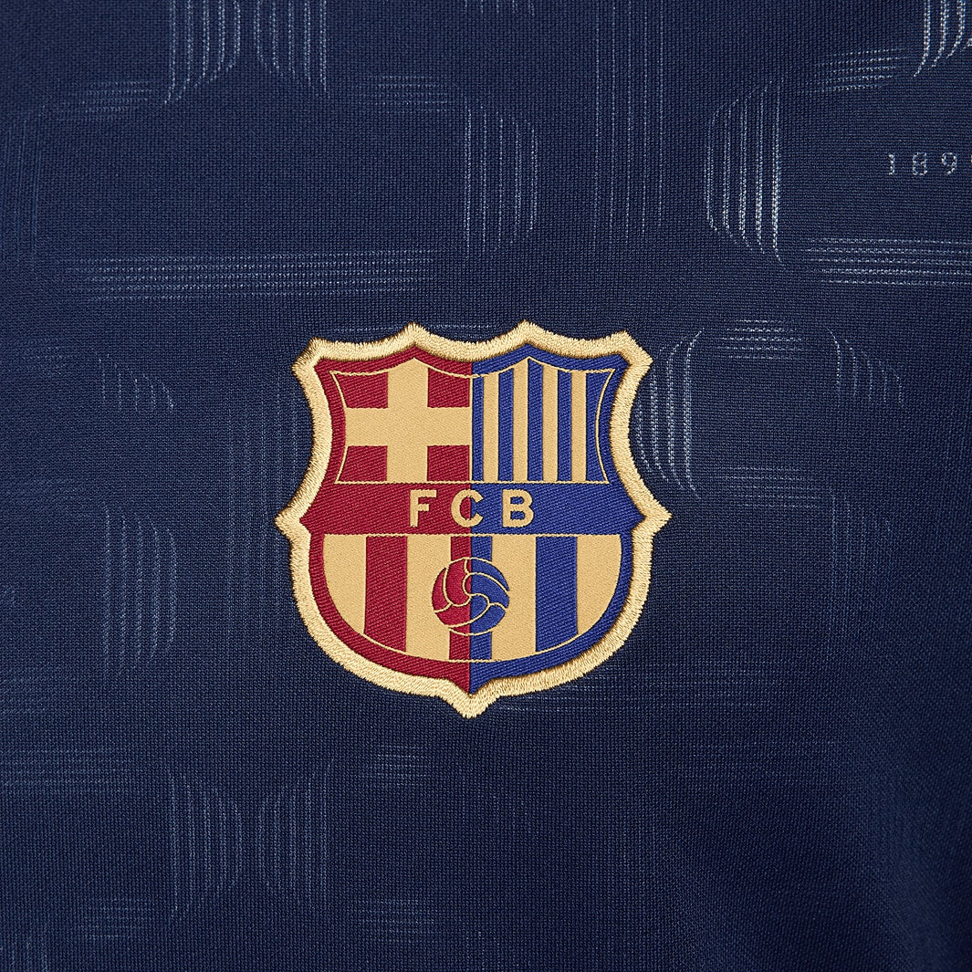 Camisa Nike FC Barcelona 2024/25 I Torcedor Pré-jogo, detalhe do tecido