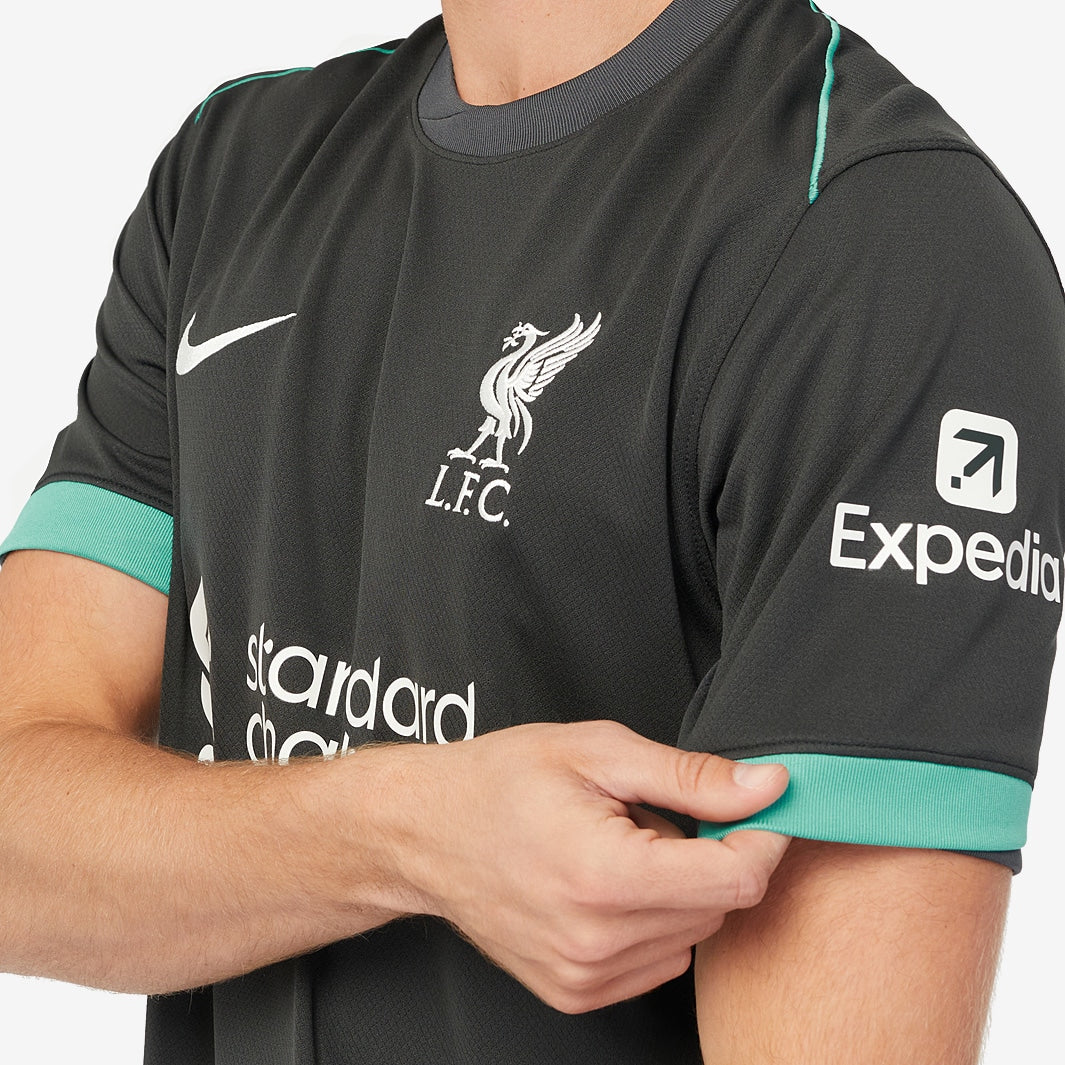 Camisa Nike Liverpool FC 2024/25 II Torcedor, detalhe do tecido