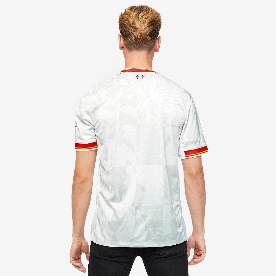 Camisa Nike Liverpool FC 2024/25 III Torcedor, detalhe da gola