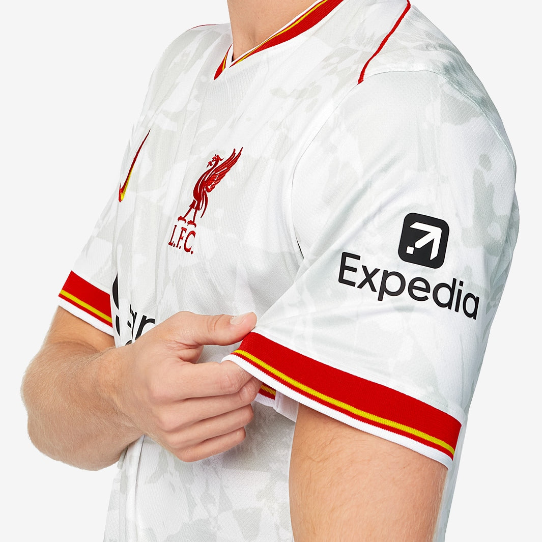 Camisa Nike Liverpool FC 2024/25 III Torcedor, detalhe do tecido