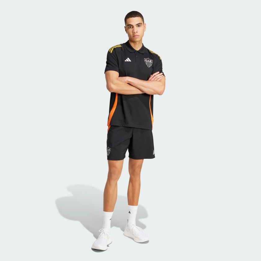 Camisa Polo Adidas Atlético Mineiro Tiro, detalhe do escudo