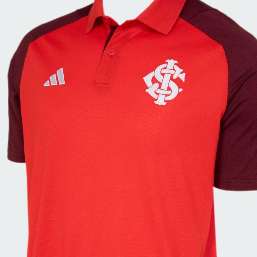 Camisa Polo Adidas Internacional 2024/25, detalhe do escudo