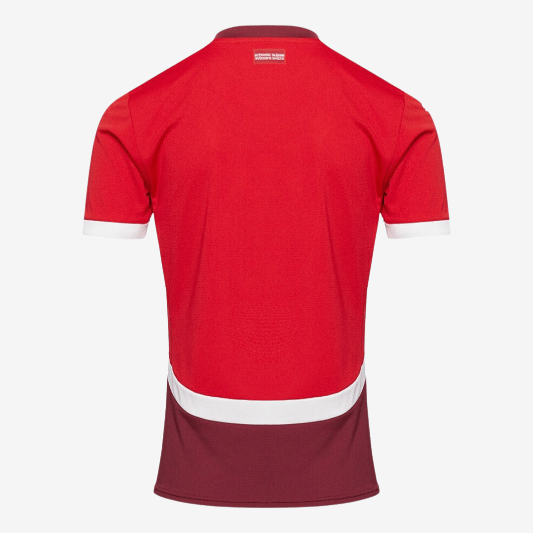 Camisa Puma Suiça 2024 I, vista de frente
