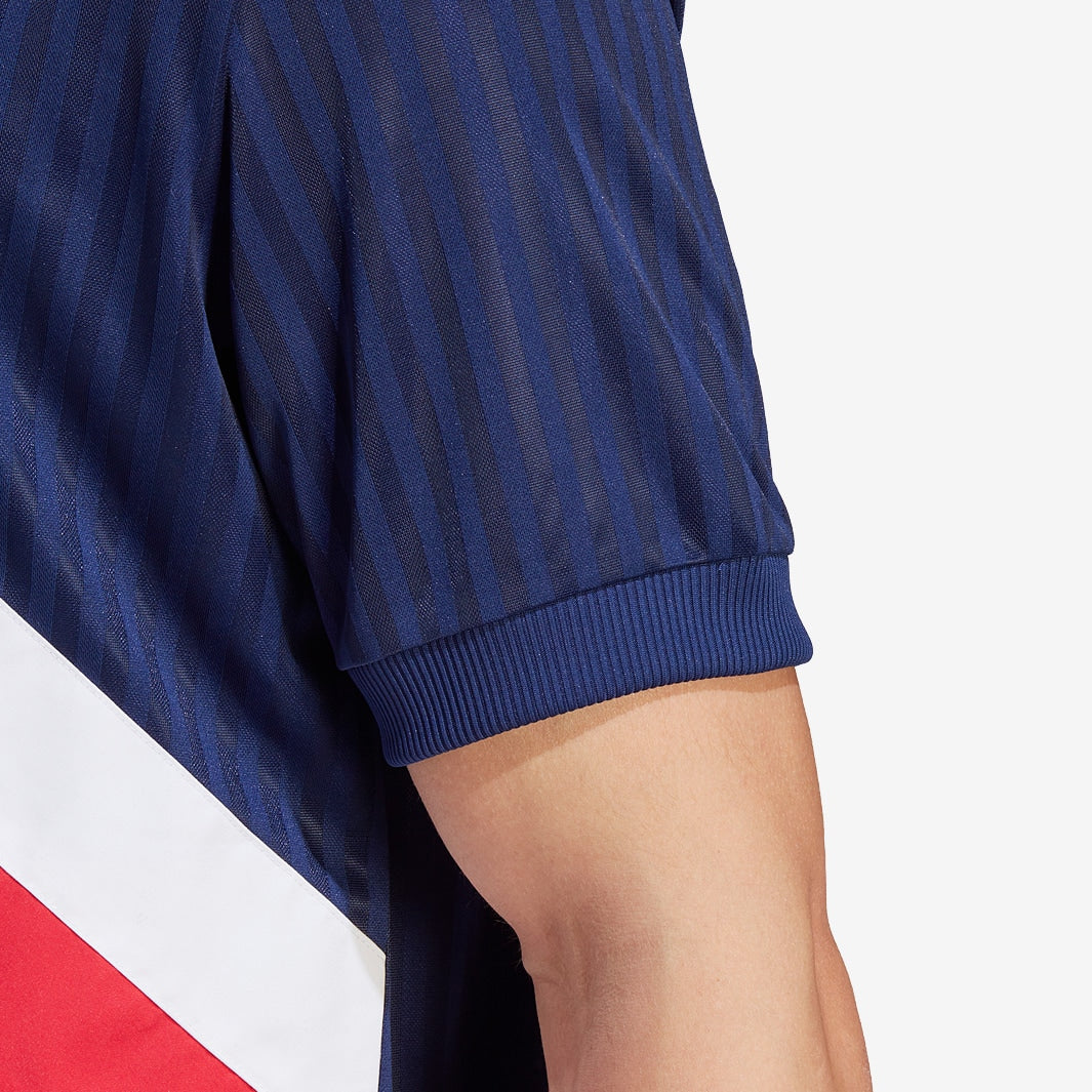 Camisa Adidas Ajax Amsterdam 2023/24 Icon, detalhe do tecido