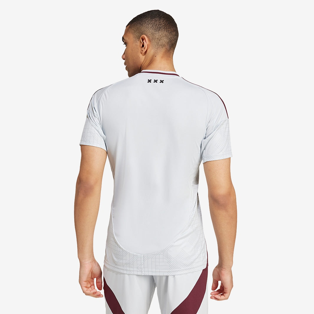 Camisa Adidas Ajax Amsterdam 2024/25 III, detalhe da gola