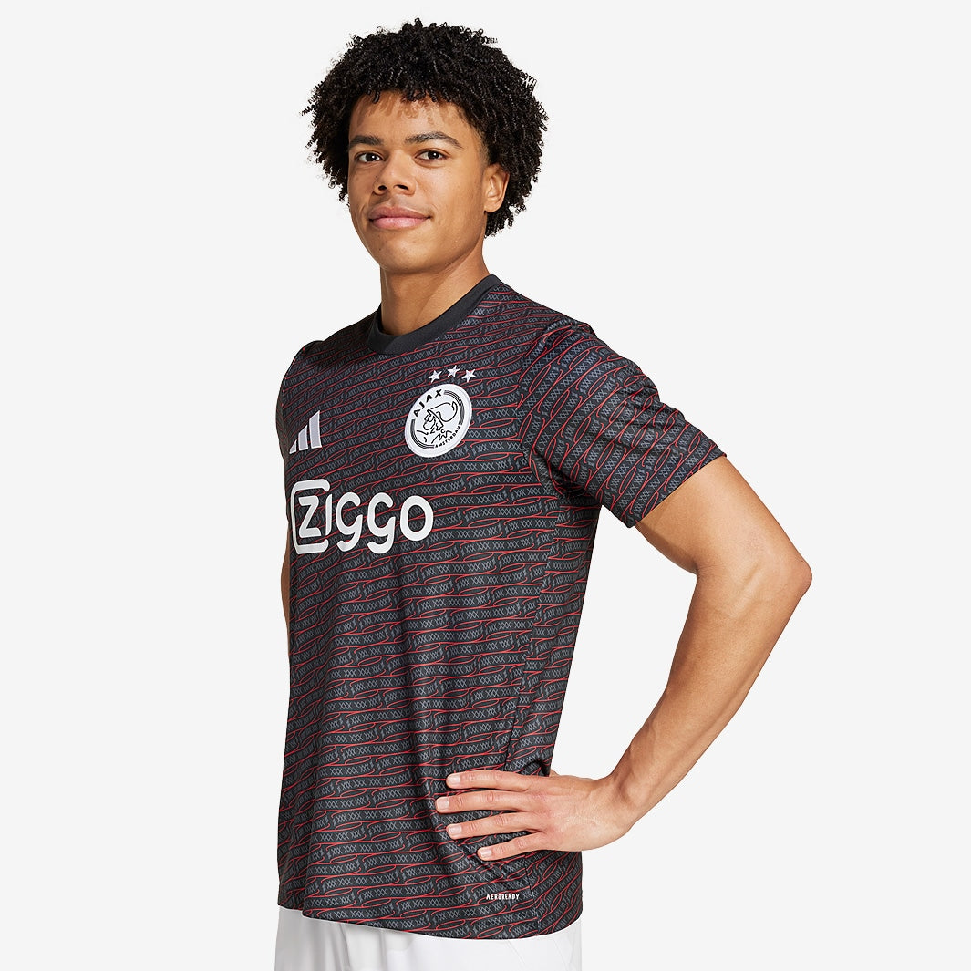 Camisa Adidas Ajax Amsterdam 2024/25 Pré-Jogo, vista de costas