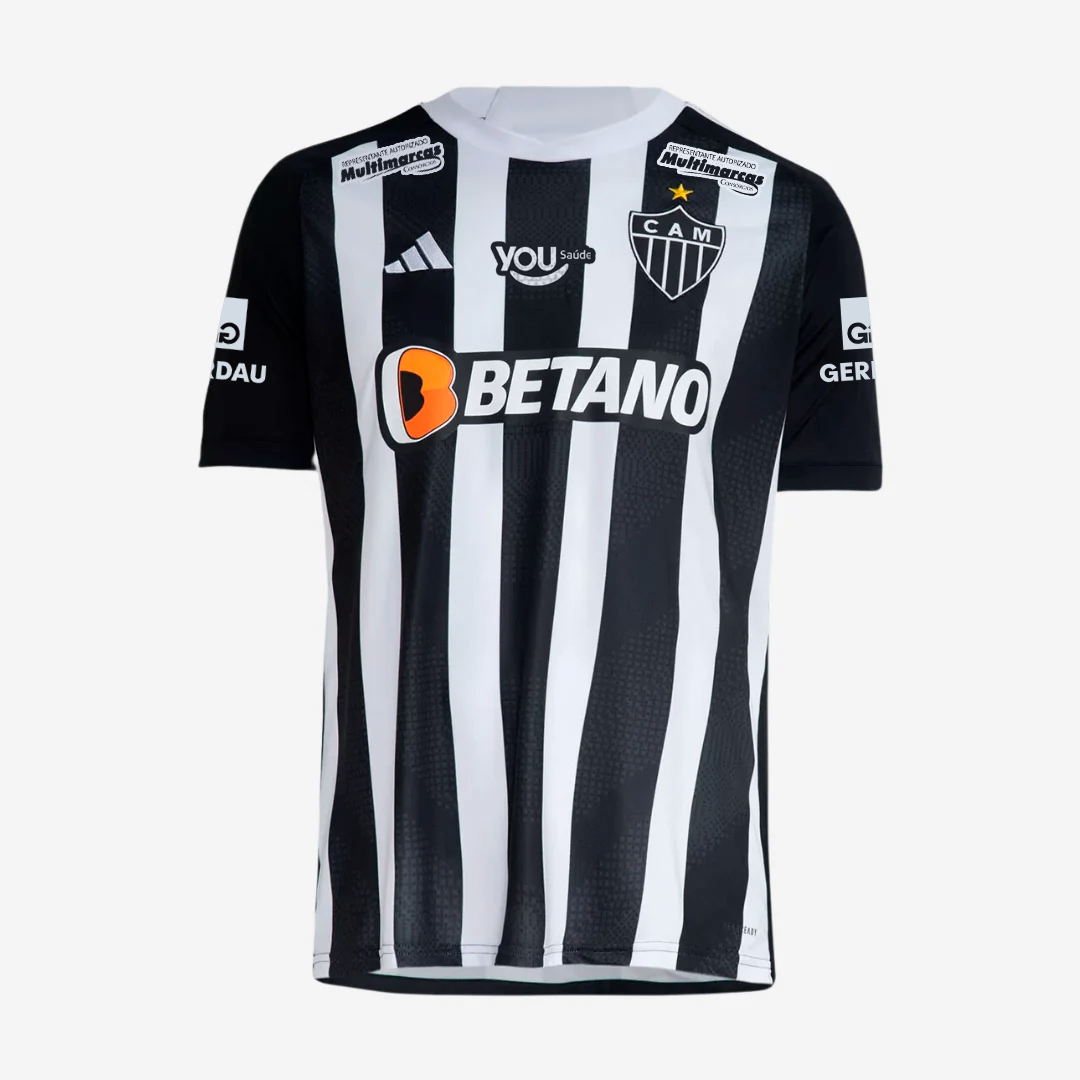 Camisa Adidas Atlético Mineiro 2024/25 I Com Patrocínios na TSN Sports