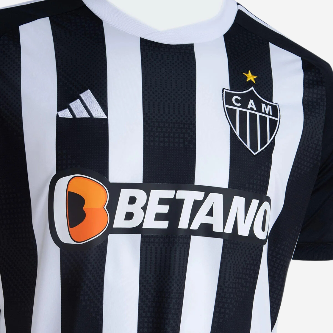Camisa Adidas Atlético Mineiro 2024/25 I, vista de costas
