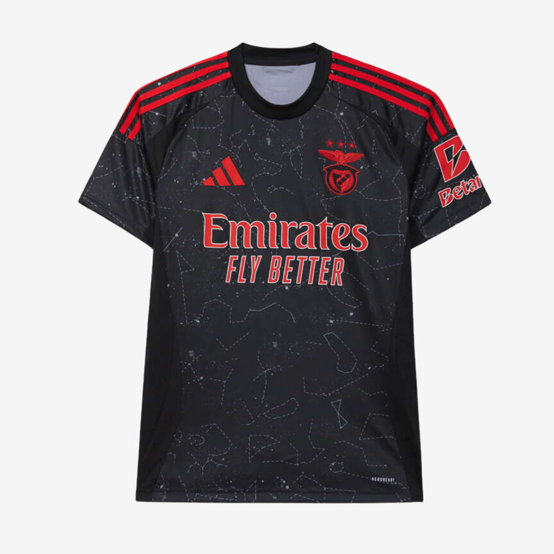 Camisa Adidas Benfica 2024/25 II, vista de frente