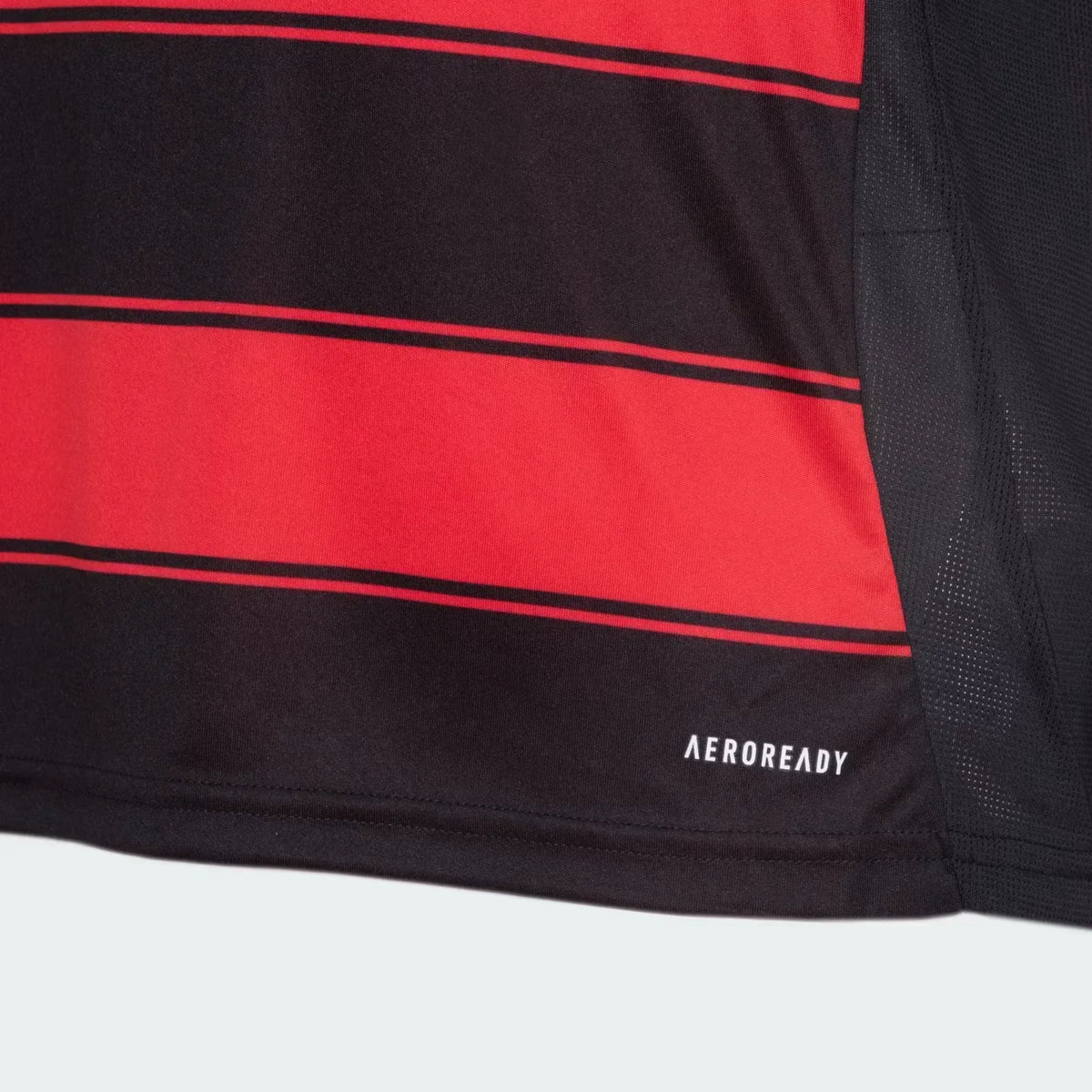 Camisa Adidas Flamengo 2025/26 I, detalhe do tecido