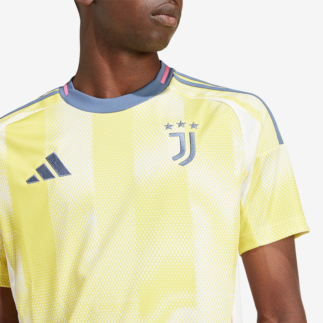 Camisa Adidas Juventus FC 2024/25 II, detalhe do tecido