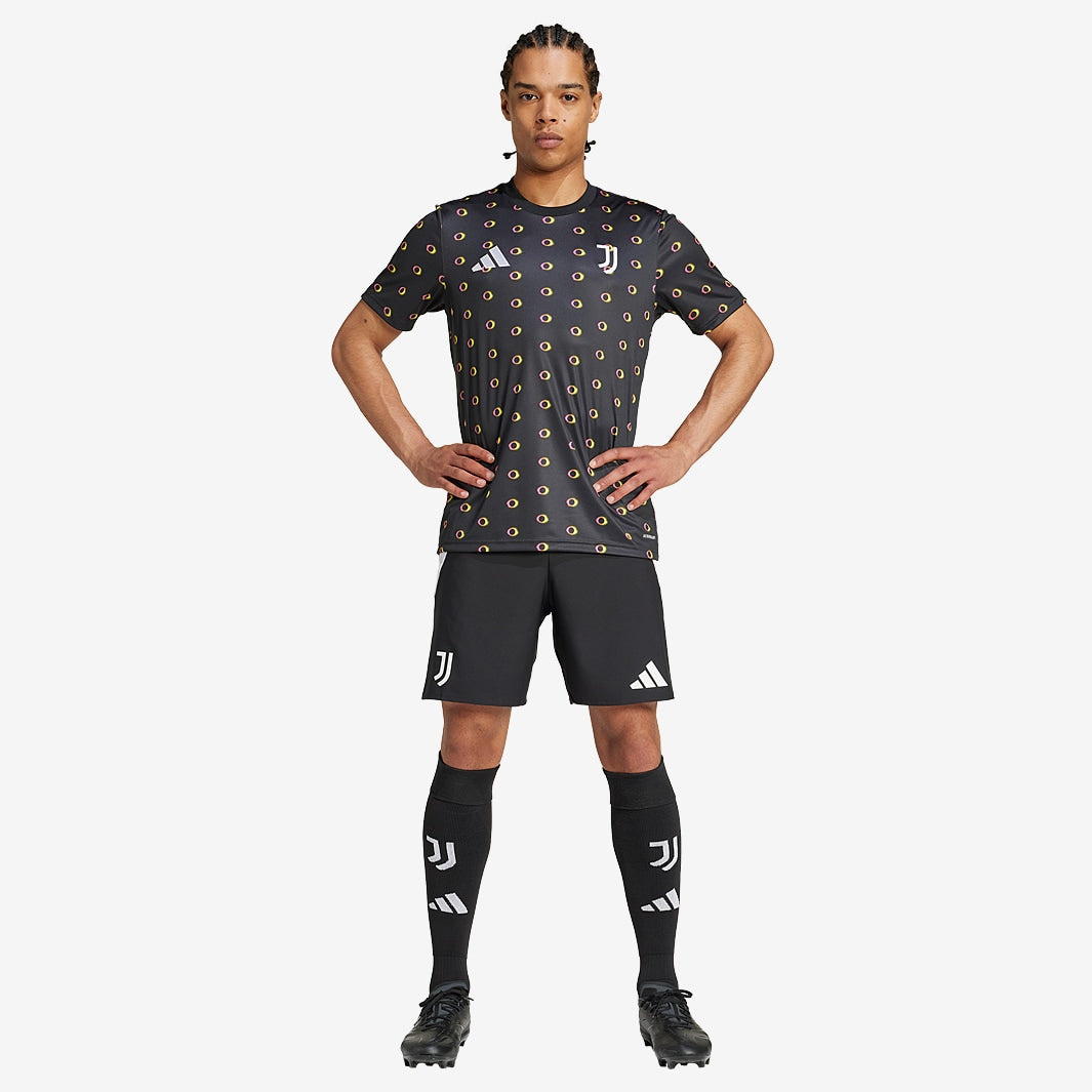 Camisa Adidas Juventus FC 2024/25 Pré-Jogo, vista de frente