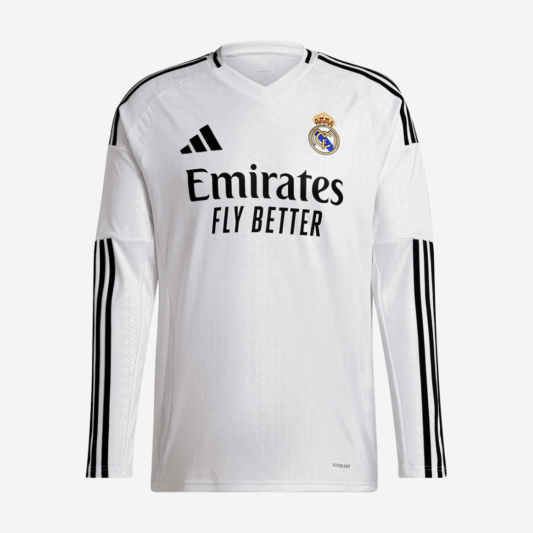 Camisa Adidas Real Madrid 2024/25 I Manga Longa na TSN Sports