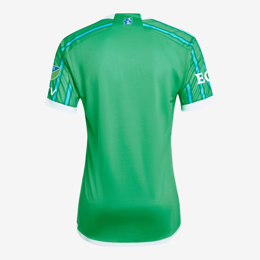Camisa Adidas Seattle Sounders FC 2024/25 I, vista de frente