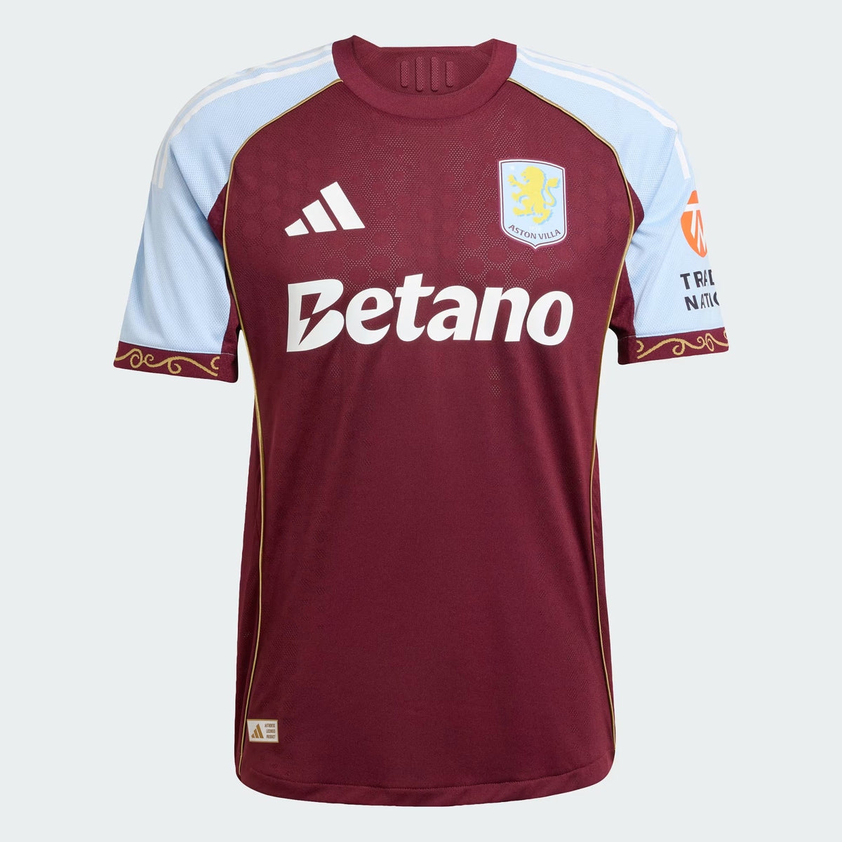 Camisa Aston Villa 2025/26 I, vista de costas