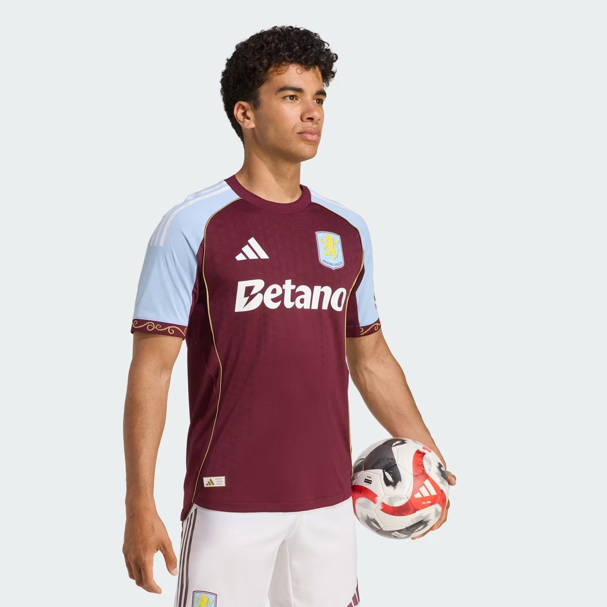 Camisa Aston Villa 2025/26 I, vista de frente