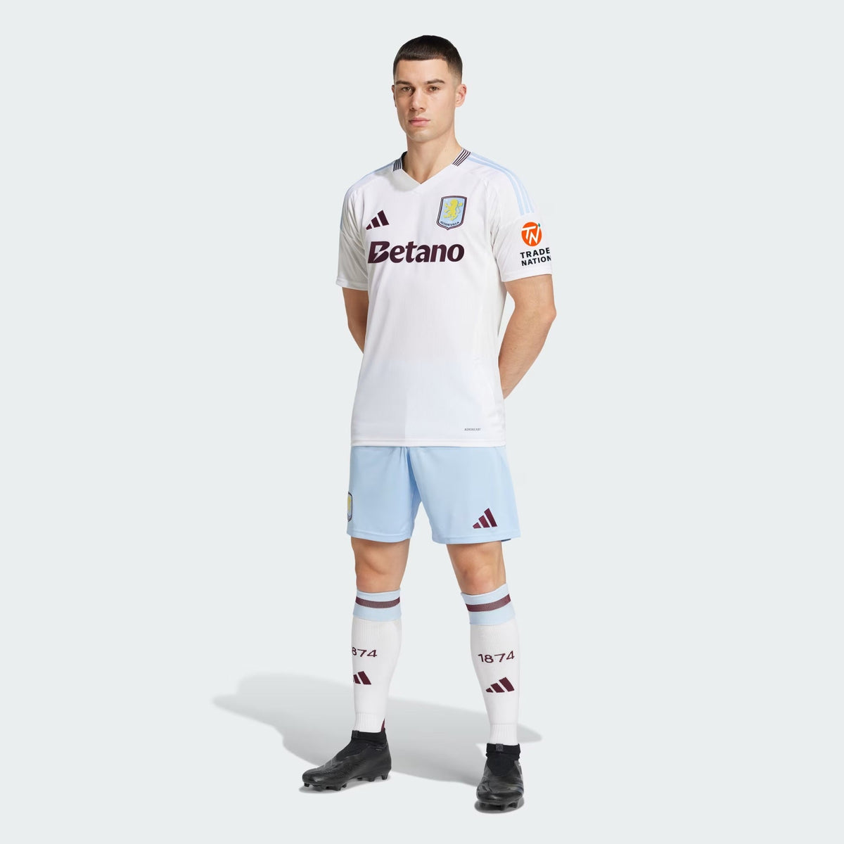 Camisa Aston Villa 2025/26 III, detalhe da manga