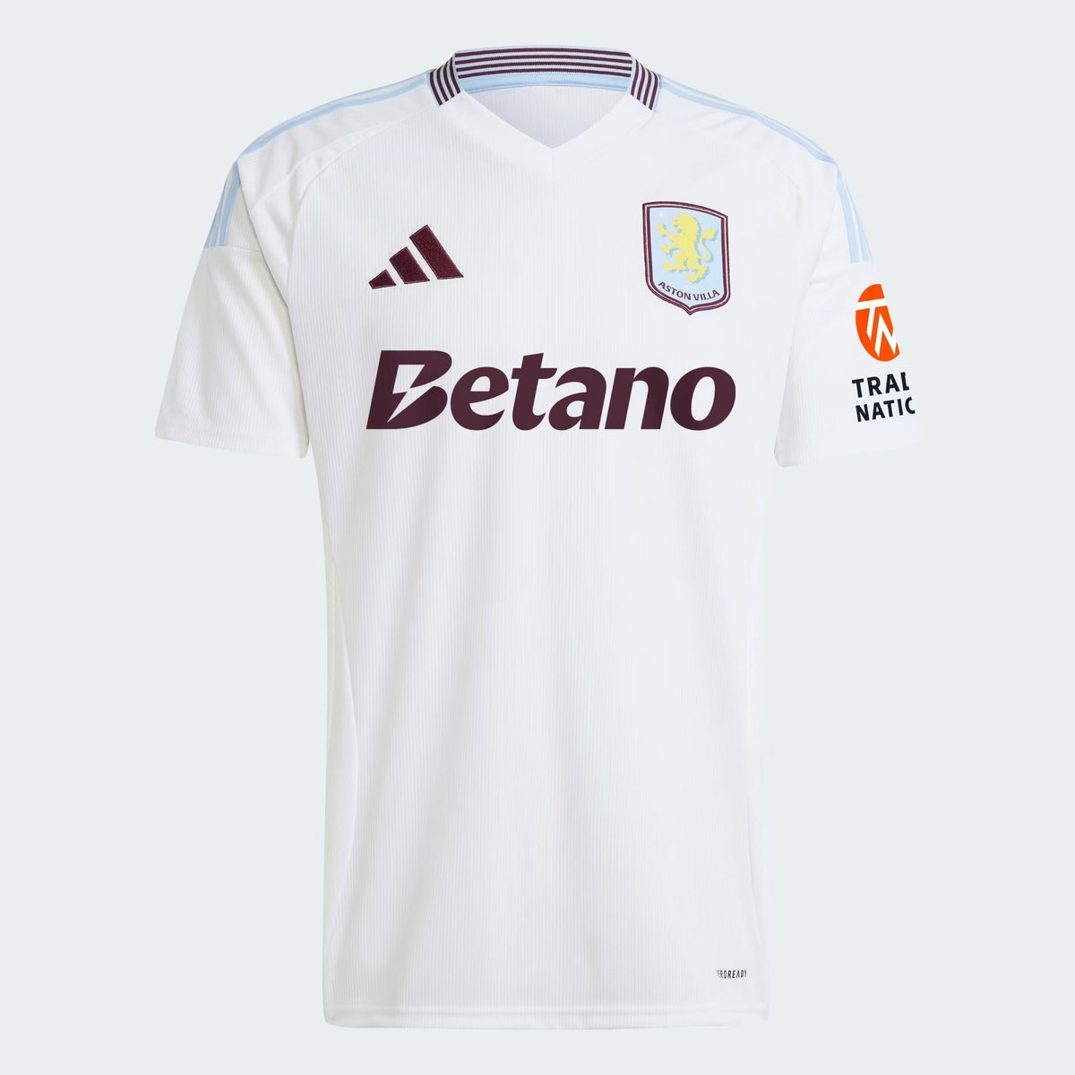 Camisa Aston Villa 2025/26 III, detalhe do escudo