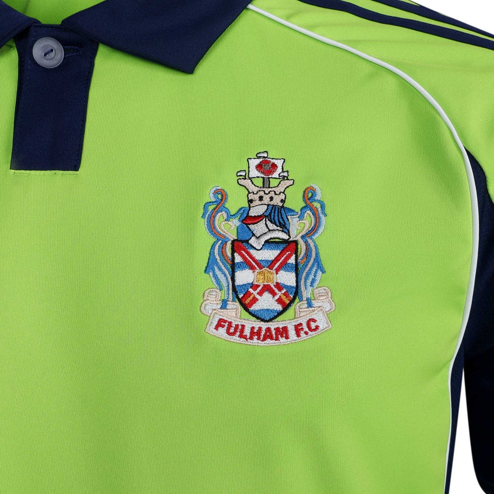 Camisa Fulham FC 2025/26 II, detalhe do escudo