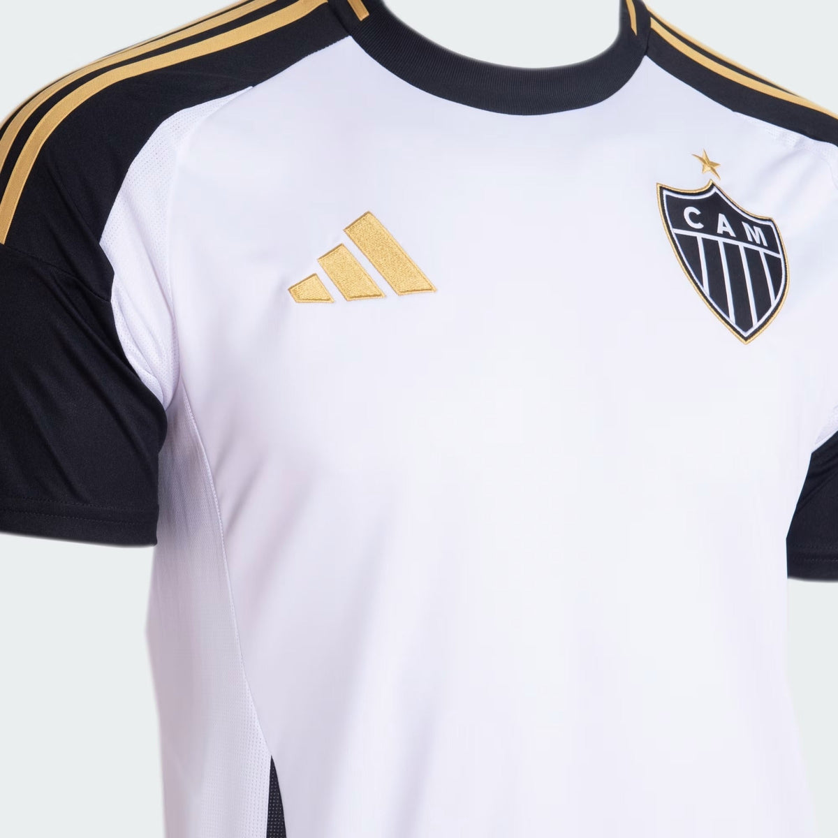 Camisa Adidas Atlético Mineiro 2025/26 II G. SCARPA N° 10, detalhe da gola